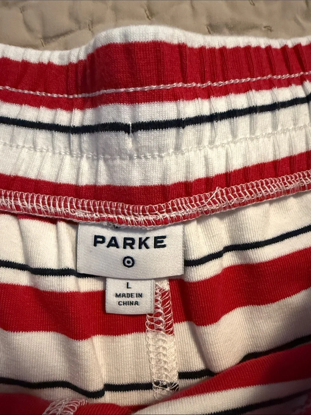 Parke for Target Red and White Striped High Waist Women’s Shorts